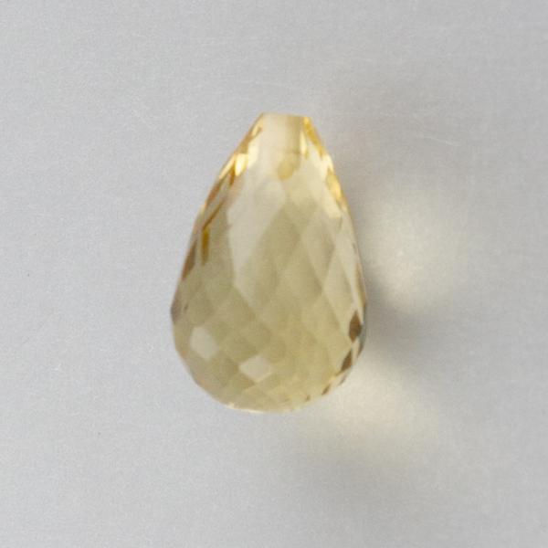 Pietra sfaccettata briolette Quarzo citrino | 12x7,8 mm 4,58 ct