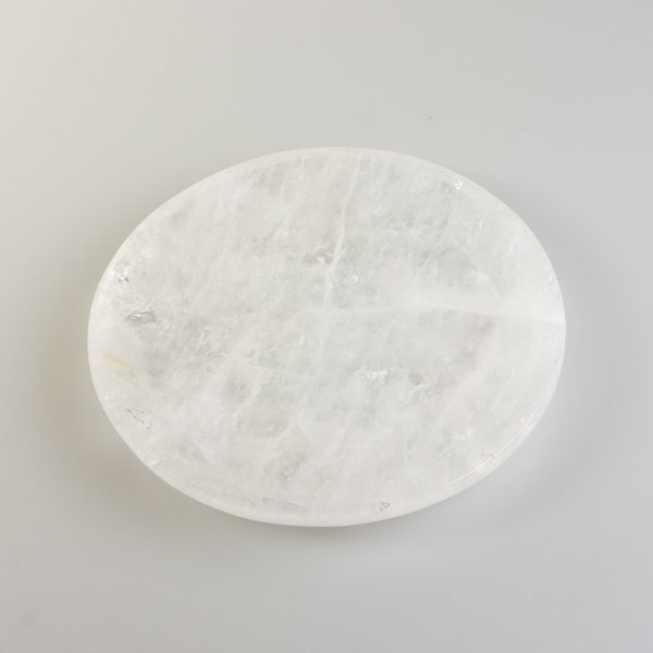 Piattino svuotatasche in Quarzo ialino | 15,3 x 2 cm