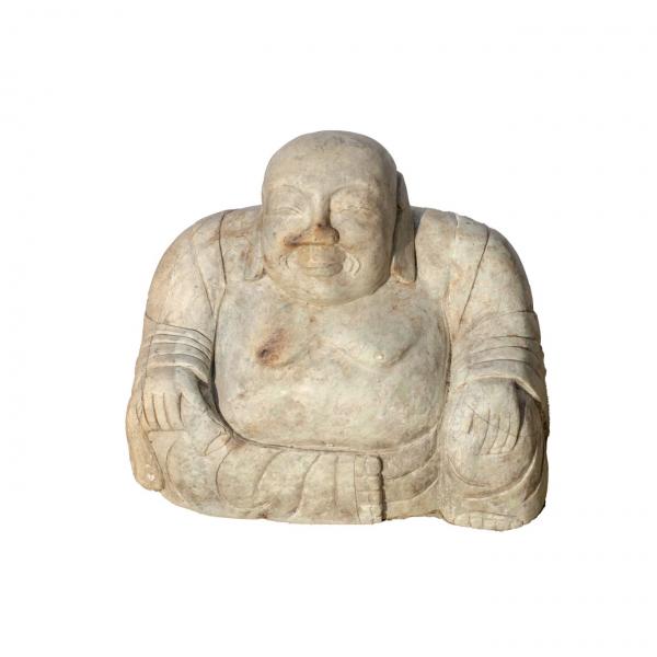 Statua in Serpentinite Buddha | 42X27X32 cm 49 kg