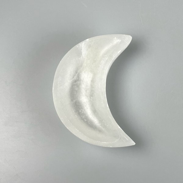 Ciotola Luna di Selenite | 10 x 7 x 3 cm